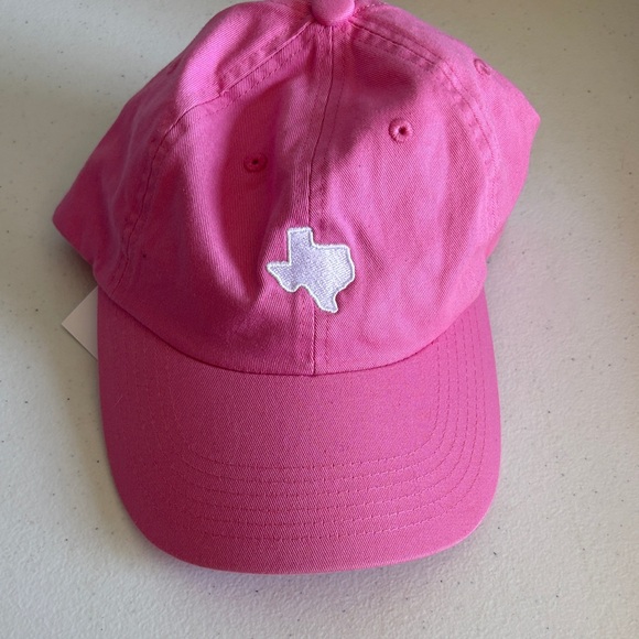 Pink Baseball Cap with Embroidered Texas Detail - Picture 2 of 7